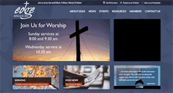 Desktop Screenshot of edgeanglican.org