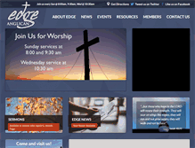 Tablet Screenshot of edgeanglican.org